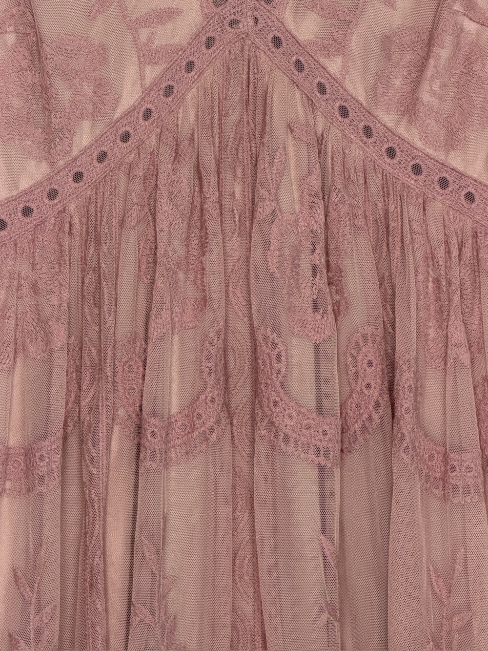 PinkBlush Boho Embroidered Floral Maxi Dress Effortless Elegance Fairytale Photo - Picture 2 of 12